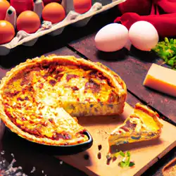 Une image de Quiche Lorraine revisitée : une recette facile et savoureuse ! - image générée par IA (DALL-E)