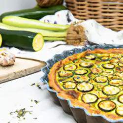 Une image de Quiche provençale aux courgettes : une recette facile et savoureuse - image générée par IA (DALL-E)