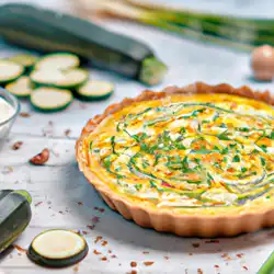 Une image de Quiche Provençale à la Courgette : Une recette facile pour un délicieux repas - image générée par IA (DALL-E)