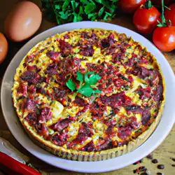 Une image de Quiche pizza-bœuf à la provençale