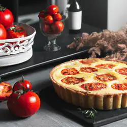 Une image de Quiche provençale : la recette gourmande à la tomate et à la crème - image générée par IA (DALL-E)