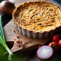Une image de La quiche poireaux-thon : une recette simple et savoureuse - image générée par IA (DALL-E)