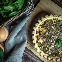 Une image de Quiche Savoyarde aux Épinards, Thon et Reblochon - image générée par IA (DALL-E)